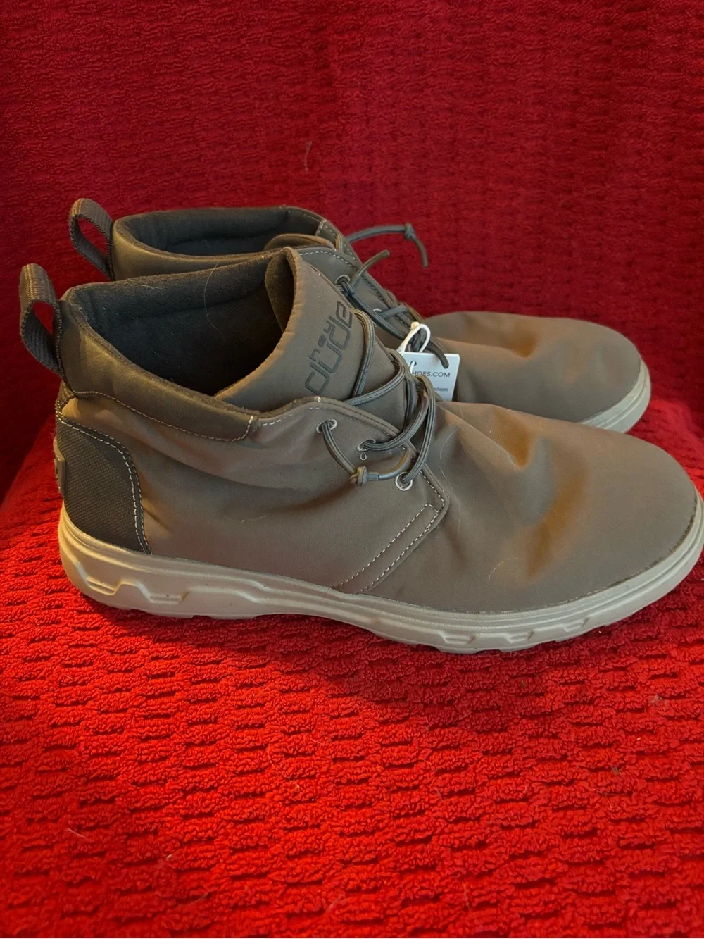 Hey Dude Men's Brown Chukka Boots with Tan Sole- NWT